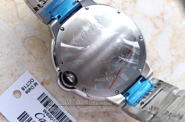 CARTIER手錶 全新v2版 卡地亞藍氣球 卡地亞機械男士腕表 卡地亞大號男款手錶  hds1605